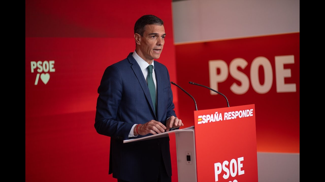 Rueda de prensa de Pedro Sánchez tras la Comisión Ejecutiva Federal del ...