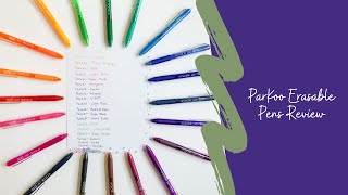My New Favorite Erasable Pens Parkoo Erasable Pens Review - Alternative To Frixion Pens