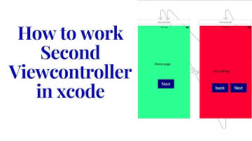 how to work second page viewcontroller swift