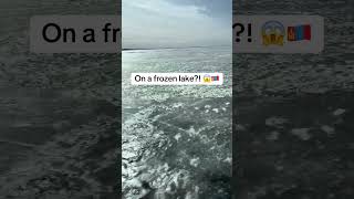Why Are We Driving on a Frozen Lake in Mongolia?! 😱🇲🇳