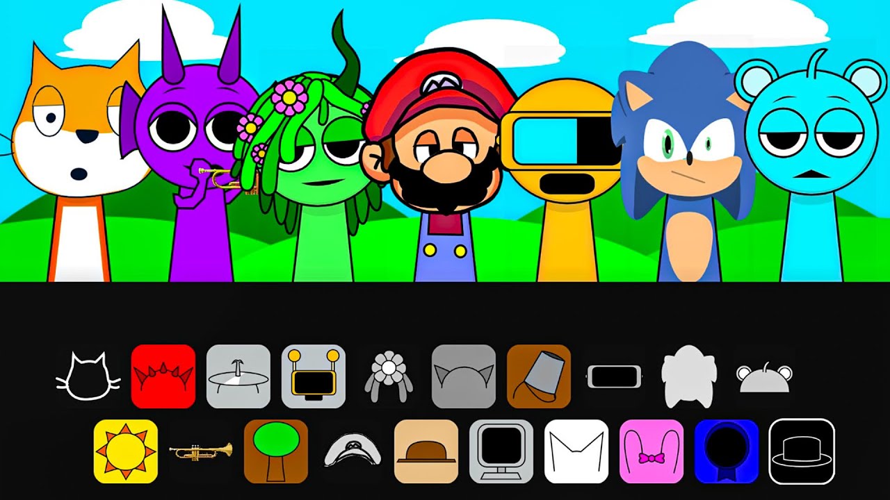 INCREDIBOX SPRUNKI NEW BIKINI BOTTOM FROM MARIO MOD - YouTube