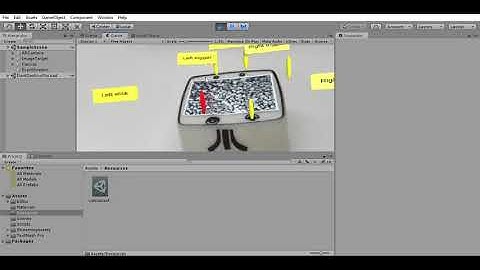 Augmented Reality - Annotating an object using Unity