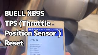 BUELL XB9STPS (Throttle Position Sensor ) Reset