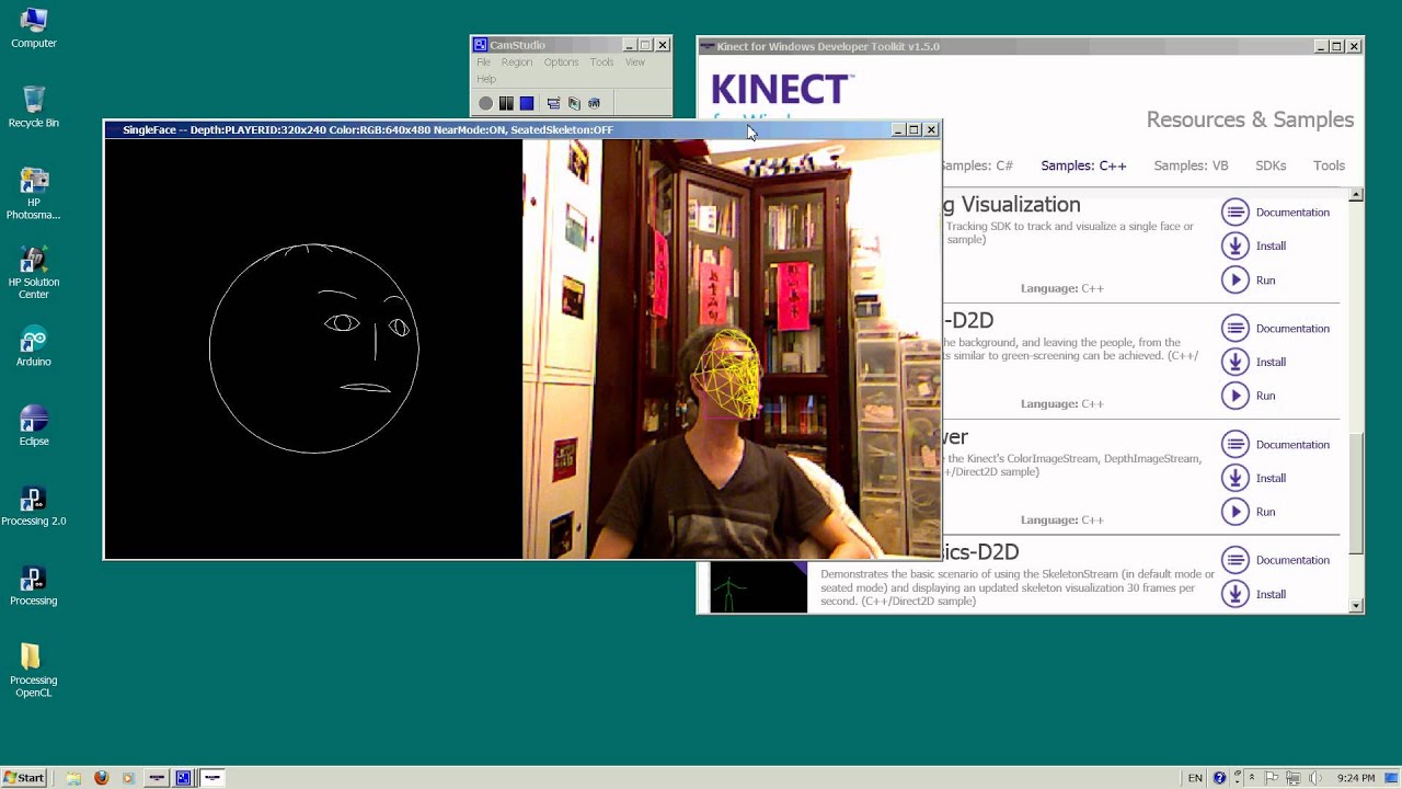 Kinect FaceTracker