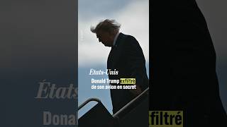 Behind the scenes of Donald Trump's secret exfiltration from his plane - #rtbf #shorts