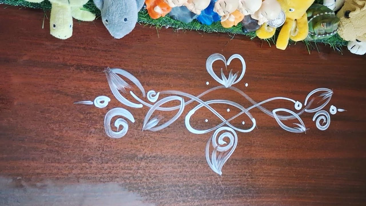 #QuickBorderMuggu #DailySideDesigns #BrushMugguArt #TeluguCreativeMuggu #NeerajaInsightsTelugu