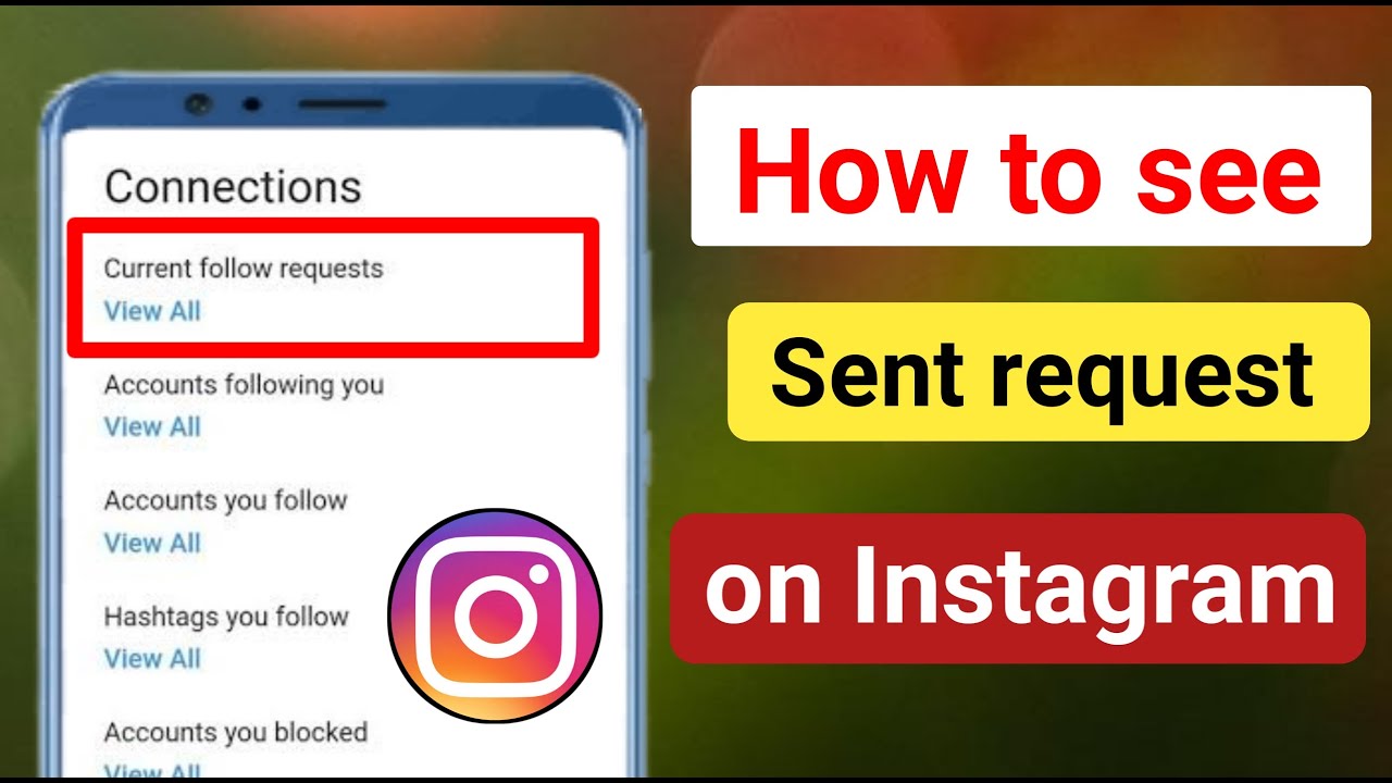 How to see sent follow request on Instagram 2022.current follow request