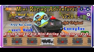Update Apk Mini Racing Adventures V1.28.6 #gameplay Unlock All Car Buy Free🤑 screenshot 5