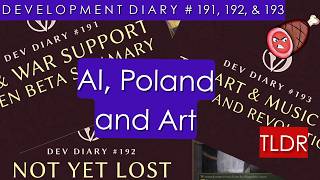 Information Victoria 3 Dev Diary 191, 192, and 193 TLDR News