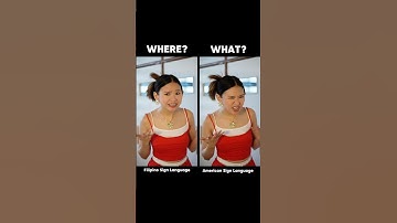 ASL vs FSL are they the same? 🤔#SignLanguage #FSL #ASL #fyp #tutorial #reels #shorts