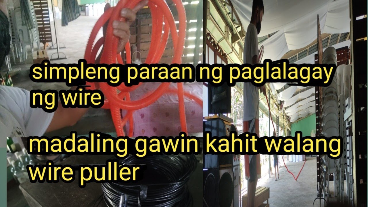 paano magpasok ng wire sa flexible hose w/ baby uno