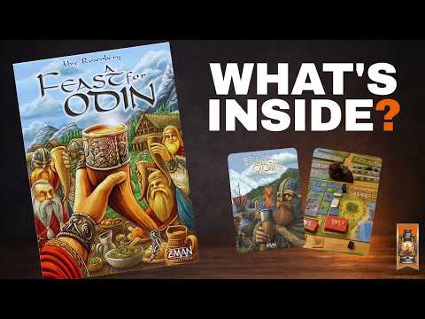 A Feast for Odin (with The Norwegians Expansion) | Unboxing + First Look