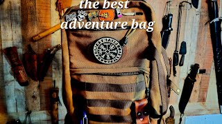 My roaring fire dagon waxed canvas backpack 1 year of using and abusing 