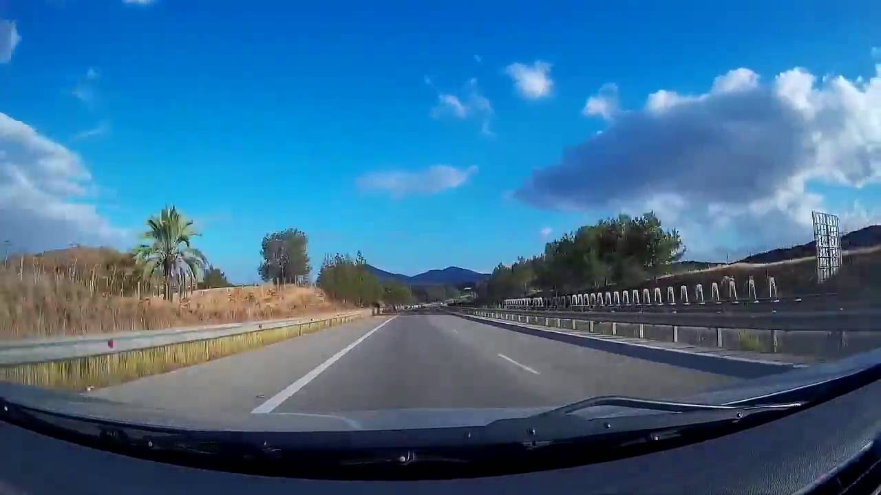 Cyprus Highways, A1 Nicosia - Limassol and return (speed 6X) 2016