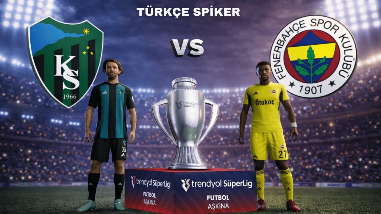 FC 26 | Kocaelispor 🆚 Fenerbahçe | Trendyol Süper Lig 20. Hafta | PS5 | Türkçe Spiker