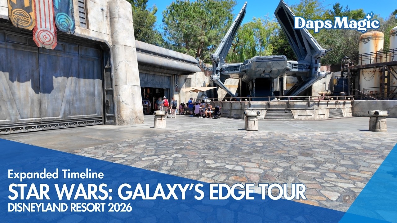 Star Wars: Galaxy's Edge Expanded Timeline Tour | Disneyland Resort 2026   4K 🌌⚔️