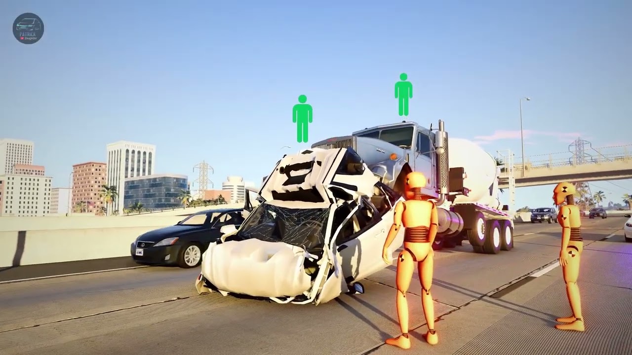 Road Potholes vs Cars – Insane BeamNG.drive Crashes!