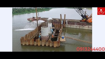 Các cách thi công trụ cầu  trên thế giới