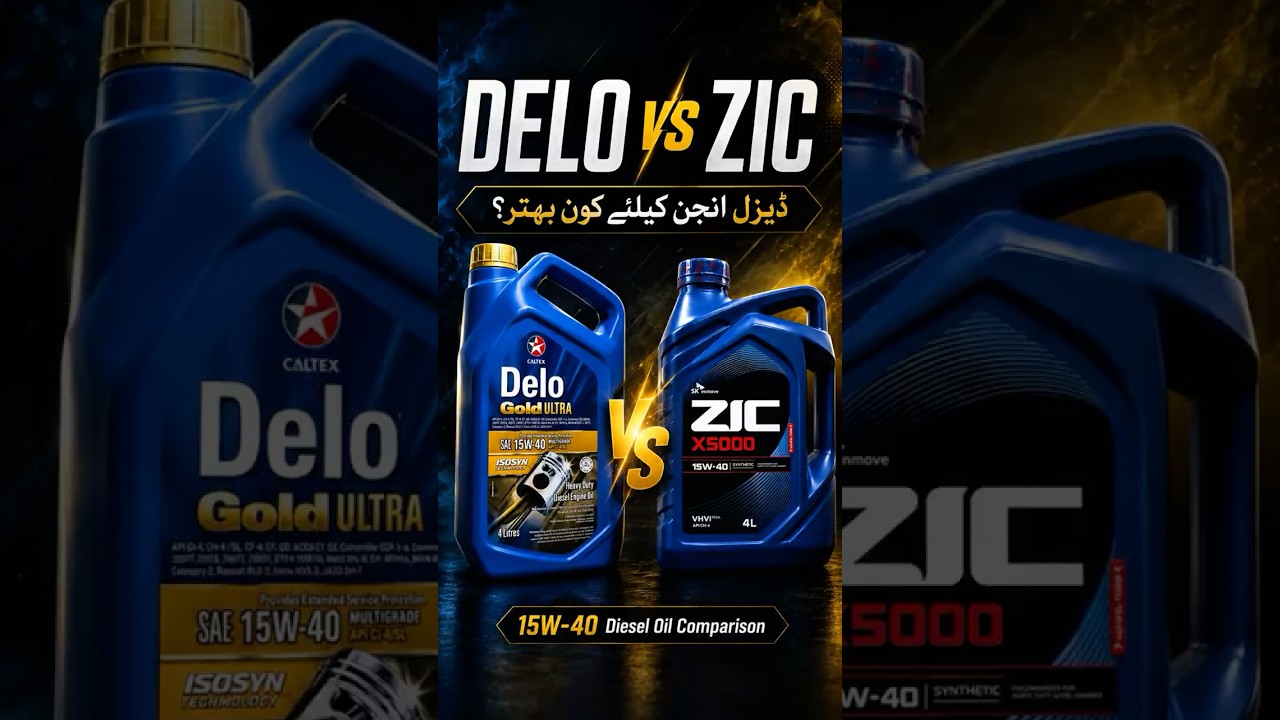 Delo vs ZIC — 15W-40 Diesel Oil Comparison #ButtOilTraders #EngineOil