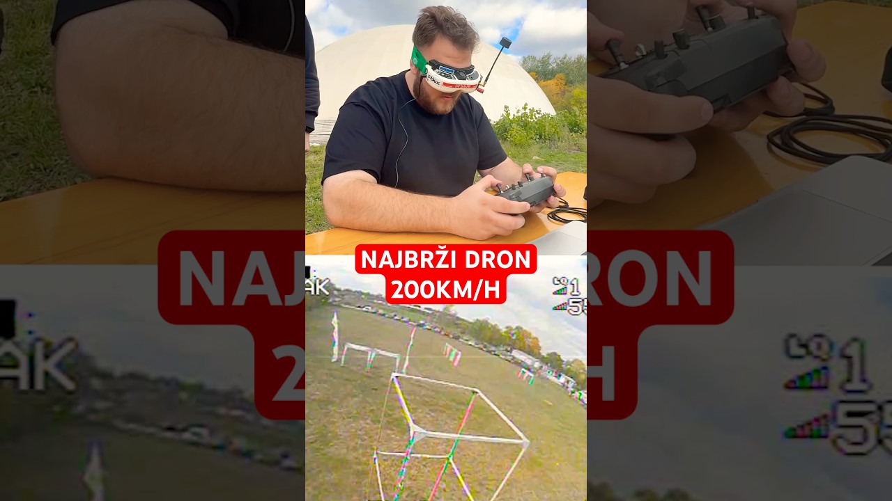 Prijavio sam se na TRKU DRONOVA 🔥