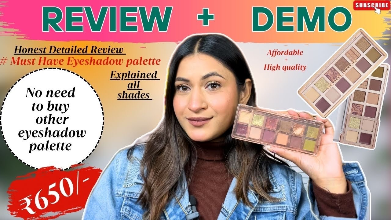 Makeup Revolution Eyeshadow Palette Review | Bestest Eyeshadow Palette in this price| #eyeshadow 