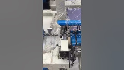 fully automatic chain link fence diamond mesh machine