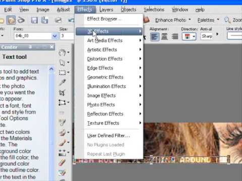 How To Make A Banner On Corel Paintshop Pro X Youtube