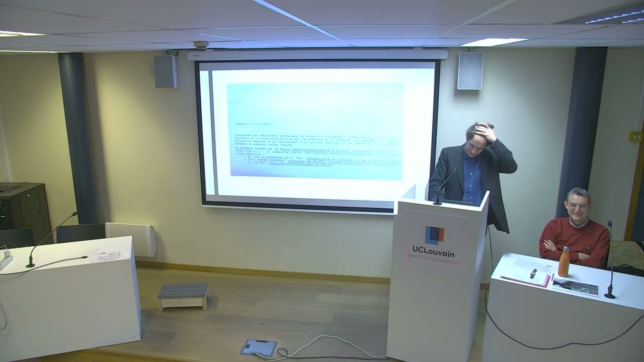 Le SIEJ en contexte, introduction (J. Van Meerbeeck)