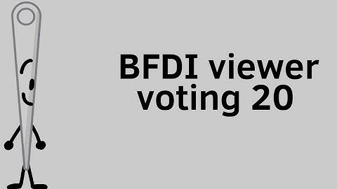 BFDI viewer voting 20