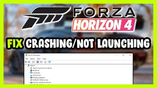 How to FIX Forza Horizon 4 Crashing / Not Launching!