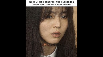 🔥 When Ji-woo Snapped! The Classroom Fight That Started EVERYTHING 😳 | #bloodhound #edit