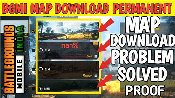 🔥Battleground Mobile India Maps Not Downloading Nan% Error |🔥 BGMI Map Download Error 0.1Mb Error