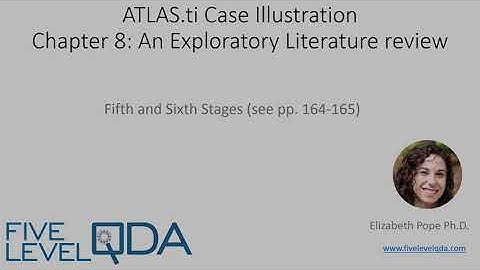Using ATLAS.ti for a literature review - Part 5 | Qualitative Data Analysis Services