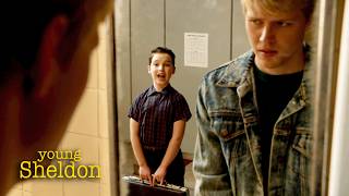Sheldon Charms the School Bully Somehow | Young Sheldon