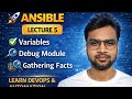 Ansible Lecture 5 | Modules, Facts &amp; Debug | Real-World Automation (In English)