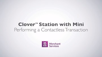 Clover Station with Mini | Contactless Transaction | AIB Merchant Services