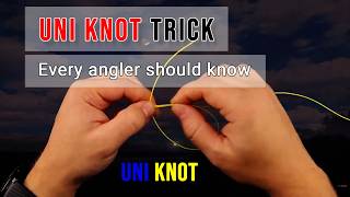 🎣 Master the Uni Knot Before Your Next Cast! 👲 Fishing knot ⚡ Easy Knot Tutorial #shorts