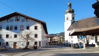 Tannheim im Tannheimer Tal an seinem sonnigen Sonntag