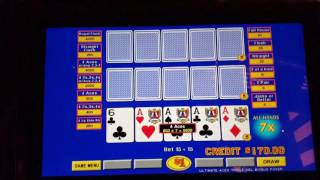 Ultimate Aces Massive Win Dealt Aces Kicker Draw