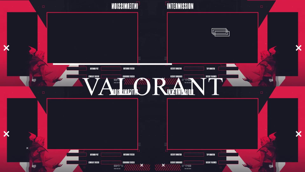 FREE Valorant Stream Design Package + Social Media Headers