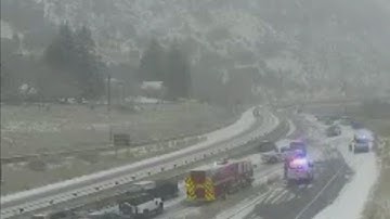I-70 reopens in western Colorado after 20- and 30-car crashes; no injuries reported