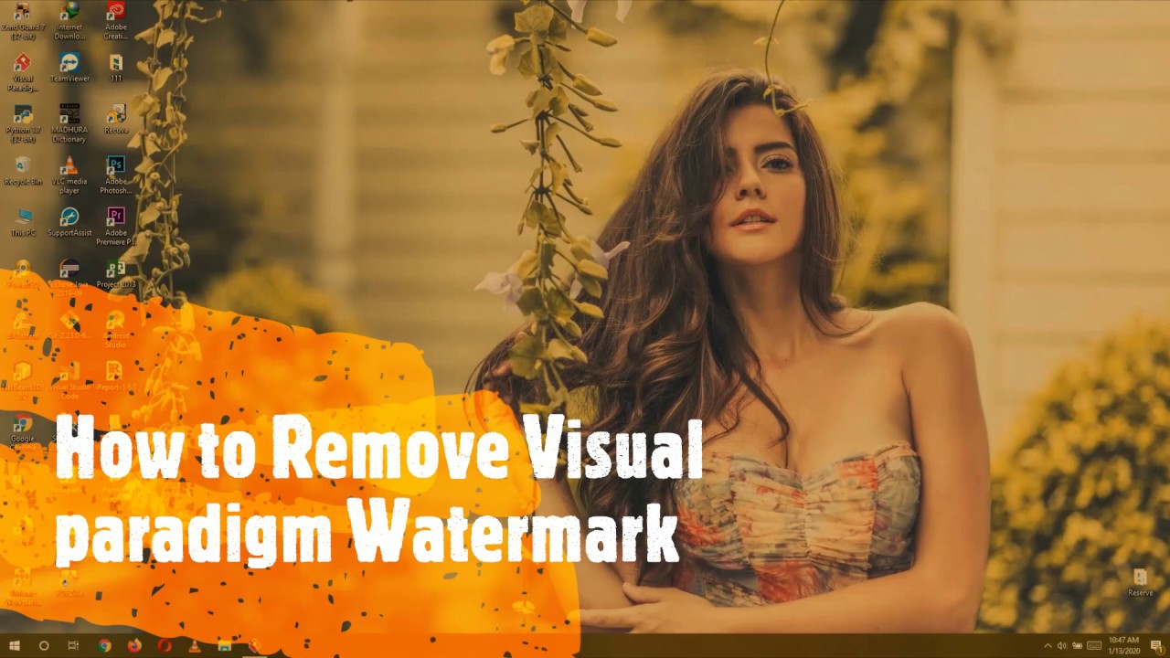 remove visual paradigm watermark