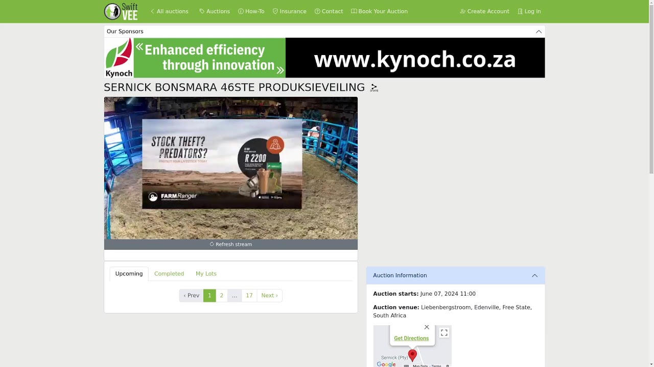 SERNICK BONSMARA 46STE PRODUKSIEVEILING