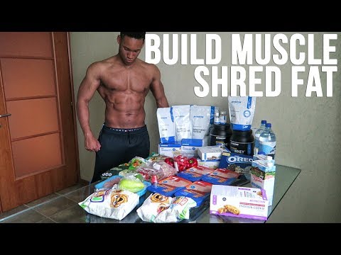 My Diet To Build MUSCLE AND LOSE FAT | Full Day Of Eating - MEAL BY MEAL