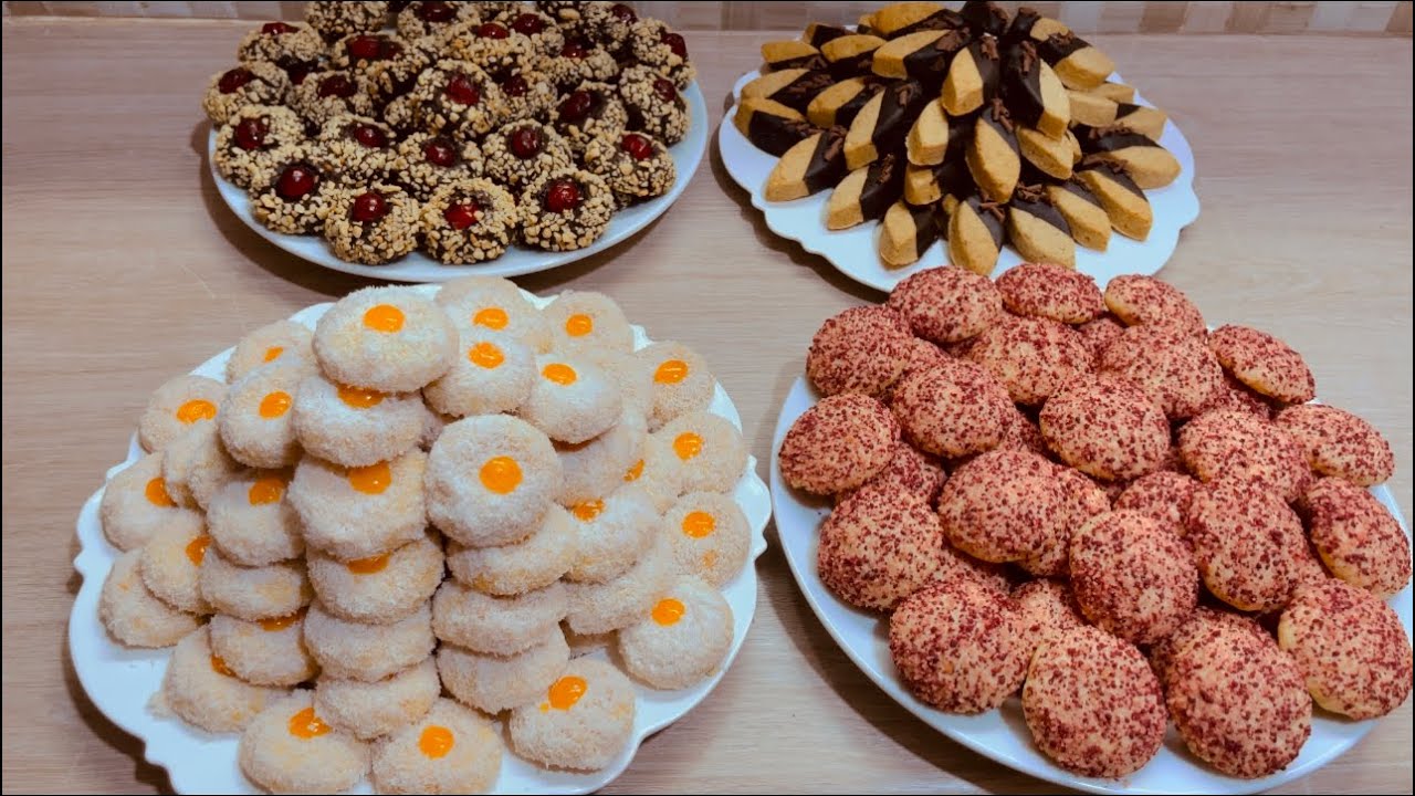 طلبية خدمتهما بعجينة وحدة اقتصادية خرجت منها4 شكليات مختلفتين في المذاق+شحال خرجات من كيلو+ثمن البيع