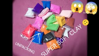 unboxing soft clay 🌸🌸😁😁 #unboxing #samsung #video #viral #viralvideo #asmr 😊😊