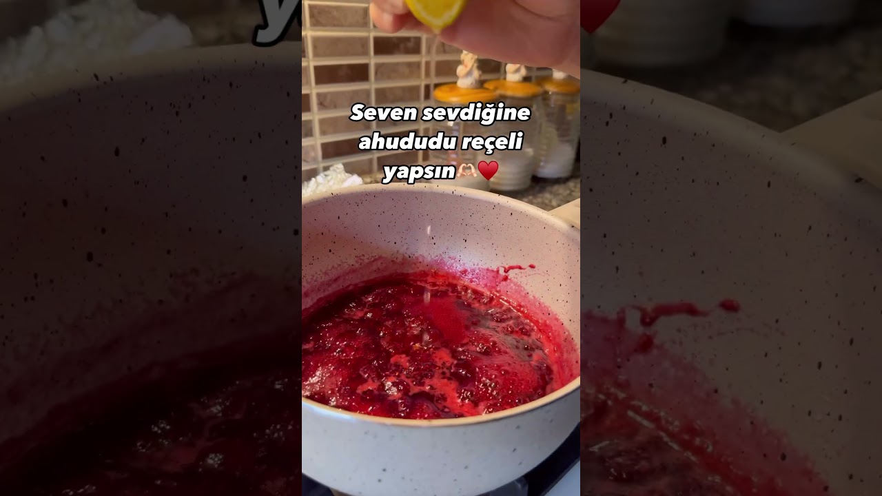 Ahududu reçeli tarifi #pratiktarifler #yemektarifleri #yemek #food #tarif #recipe #cook #reçelyapımı