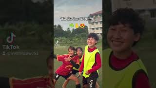 ကလေးတွေပျော်ရွင်နေကြတယ်😍 #wmz #football