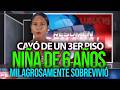 Insólito! Niña de 6 años sobrevivió al ser caída de un 3er.  piso en Santiago, Sus familiares narran