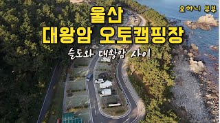 울산 대왕암에서 캠핑,낚시즐기기/조개구이/홍합탕/대게
